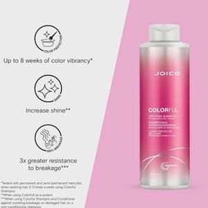 NWT Joico Colorful Anti-Fade Shampoo 1L